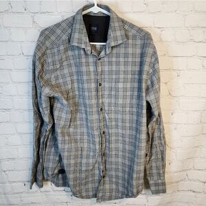 Men's True Measure longsleeve button-down shirt, size Medium